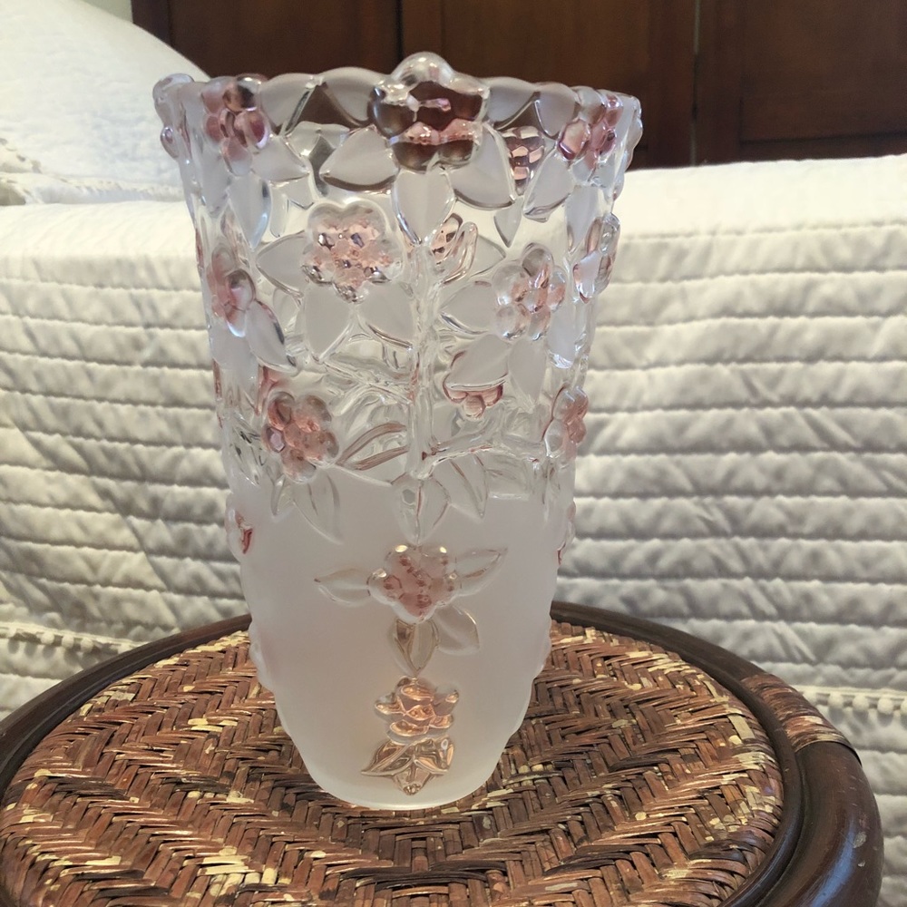 Venezia Collect- SilverSmiths Large Vase Crystal